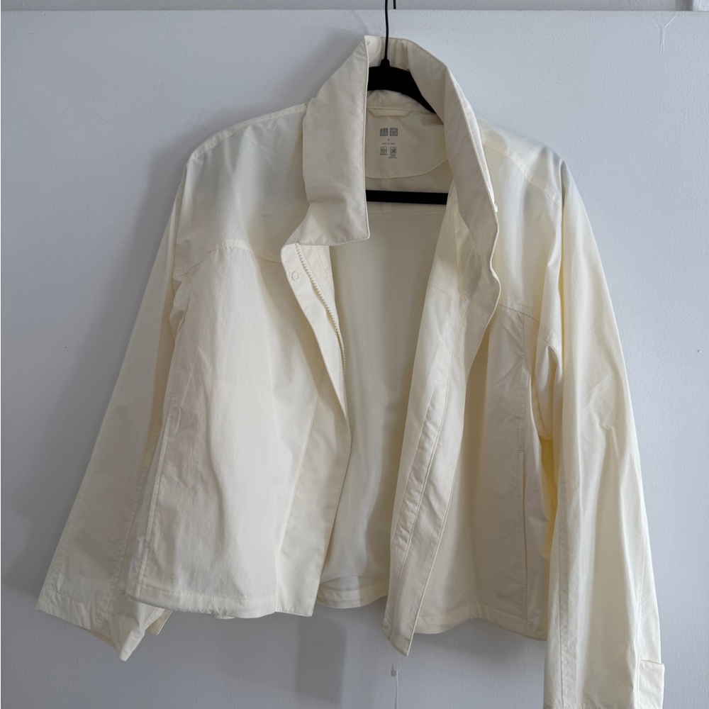 Uniqlo Women's Off-White Utility Jacket